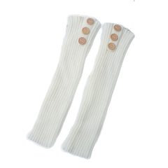 Knitted Warm Daytime Wool Leggings Knee High Socks - Mubimart -  