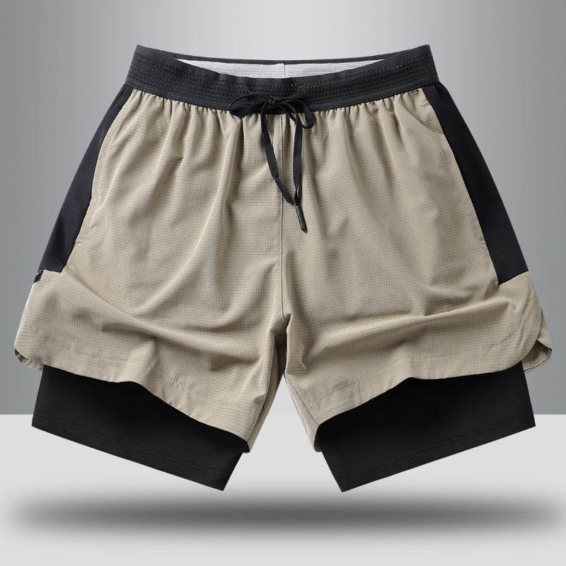 Men's Casual Fitness Quick-drying Shorts Breathable Workout Shorts - Mubimart