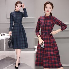 Long sleeve shirt dress - Mubimart -  