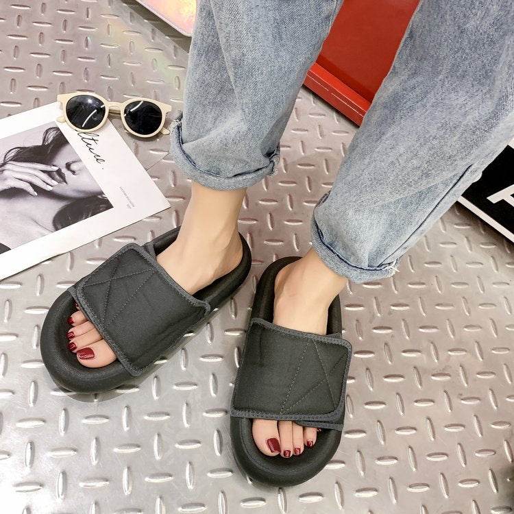 Men and women slippers beach shoes - Mubimart