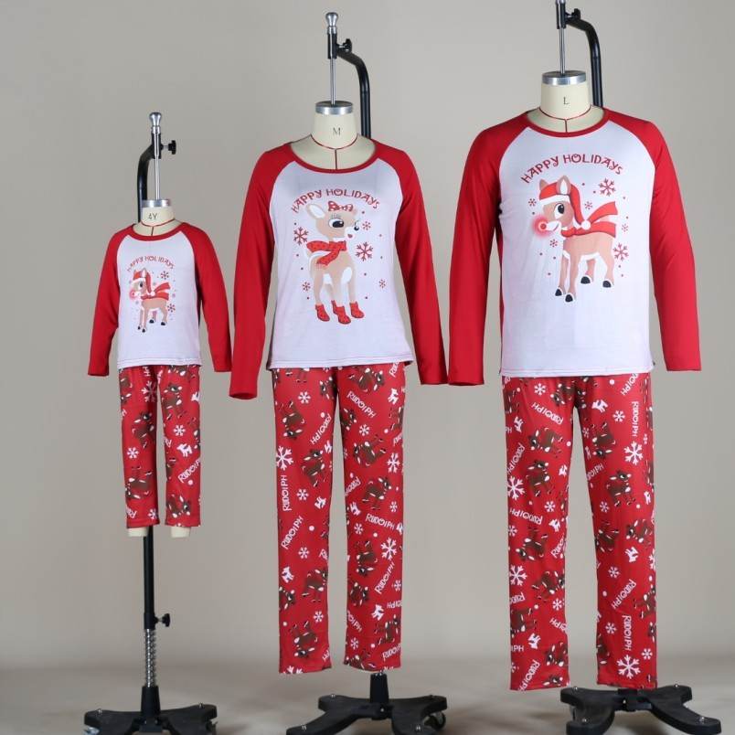 Christmas Family Suit Pajamas In Europe And America - Mubimart