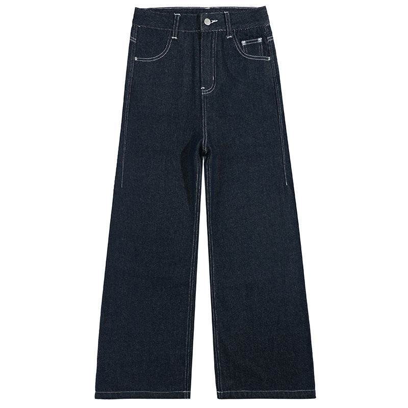 Fashion American Wide Leg Jeans For Women - Mubimart