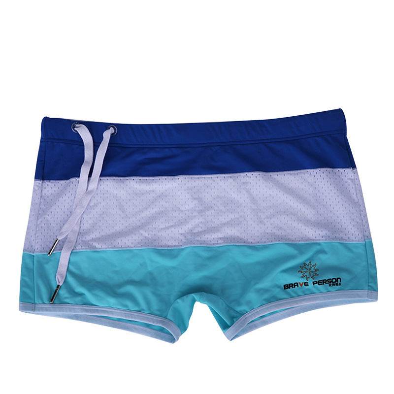 Men's Polyester Swimming Trunks Boxers - Mubimart