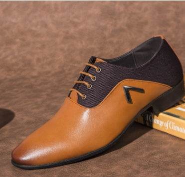 Men's Oxford Shoes England Extra Large Business Casual Shoes - Mubimart