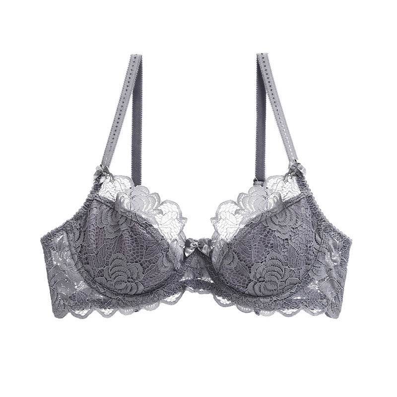 Lace Lingerie Breathable Comfortable Thin Large Size Bra Bra - Mubimart