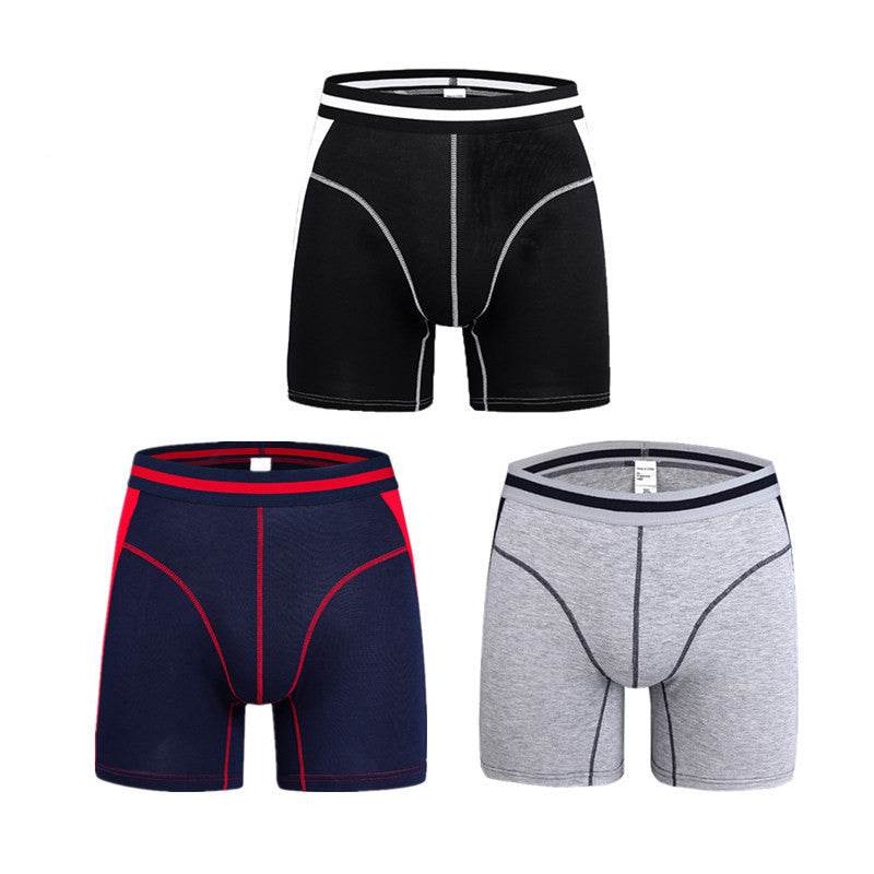 Elongated Modal Men's Boxer Briefs - Mubimart