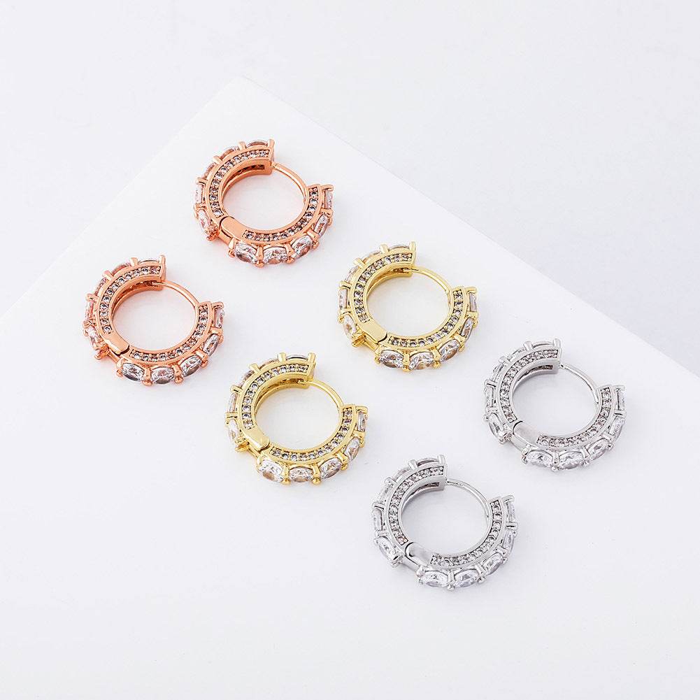 New Huggie hoop earrings - Mubimart