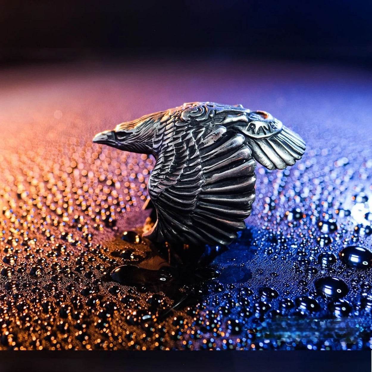 Fashion Personality Retro Eagle Ring Men - Mubimart
