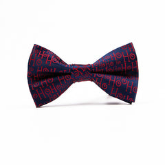 Mens Christmas Fashion Casual Print Bow Tie