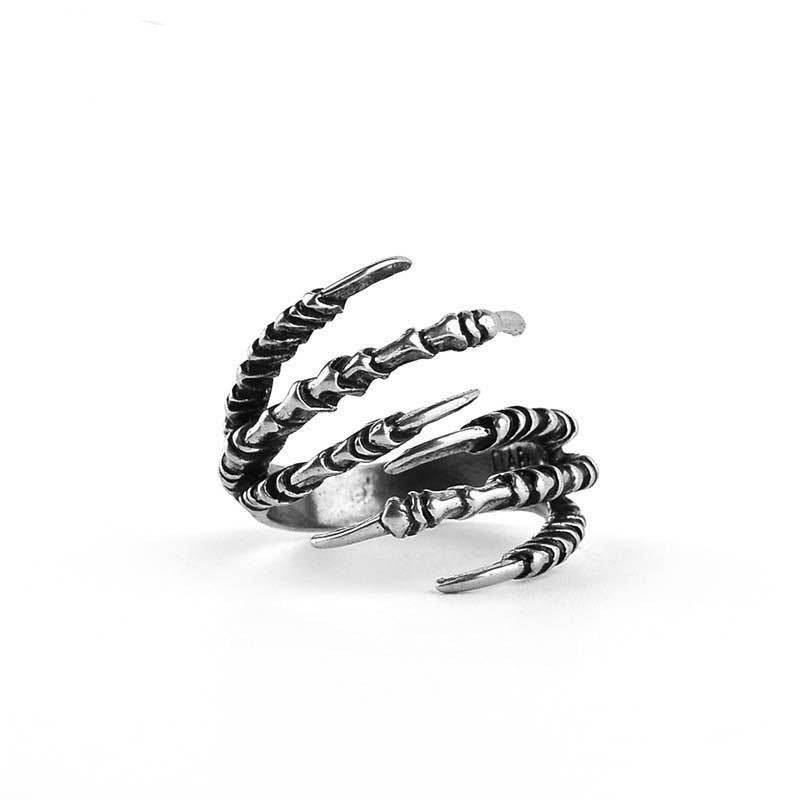 Paw Ring Adjustable Index Finger Dragon Ring Fashion Jewelry - Mubimart