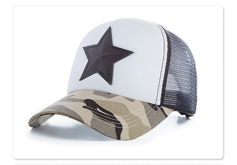 Pentagram Baseball Cap Camouflage Zonnehoed Casual Hoed Zonnehoed Koreaanse Mannen en Vrouwen Cap