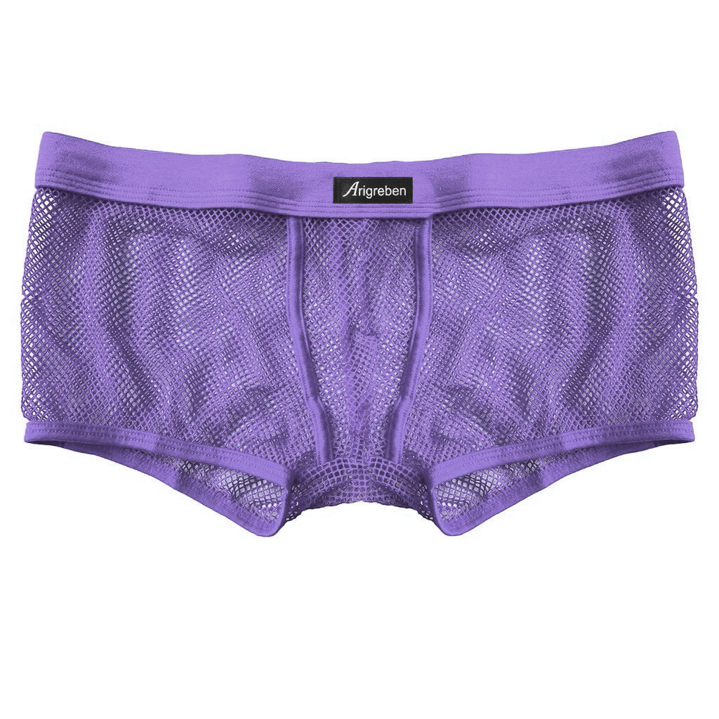 Ademende boxershorts van mesh voor heren