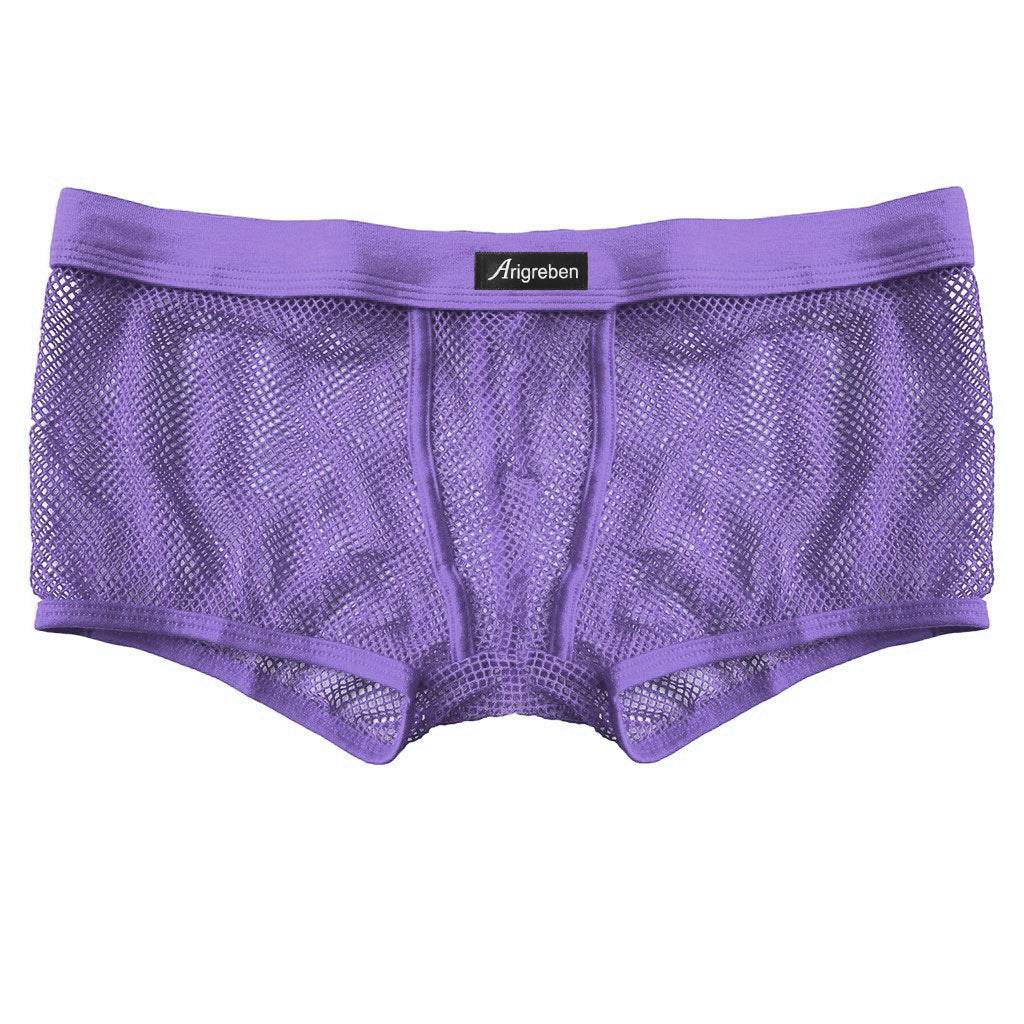 Men's Mesh Breathable Boxer Briefs - Mubimart