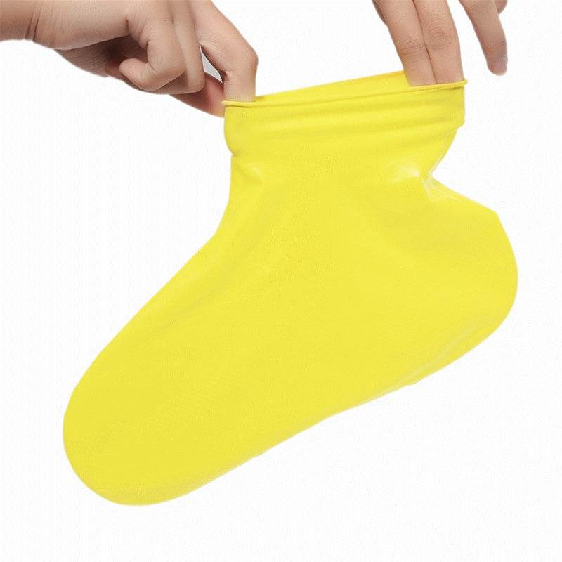 Men and women hiking slip wearable easy to carry silicone rain boots - Mubimart