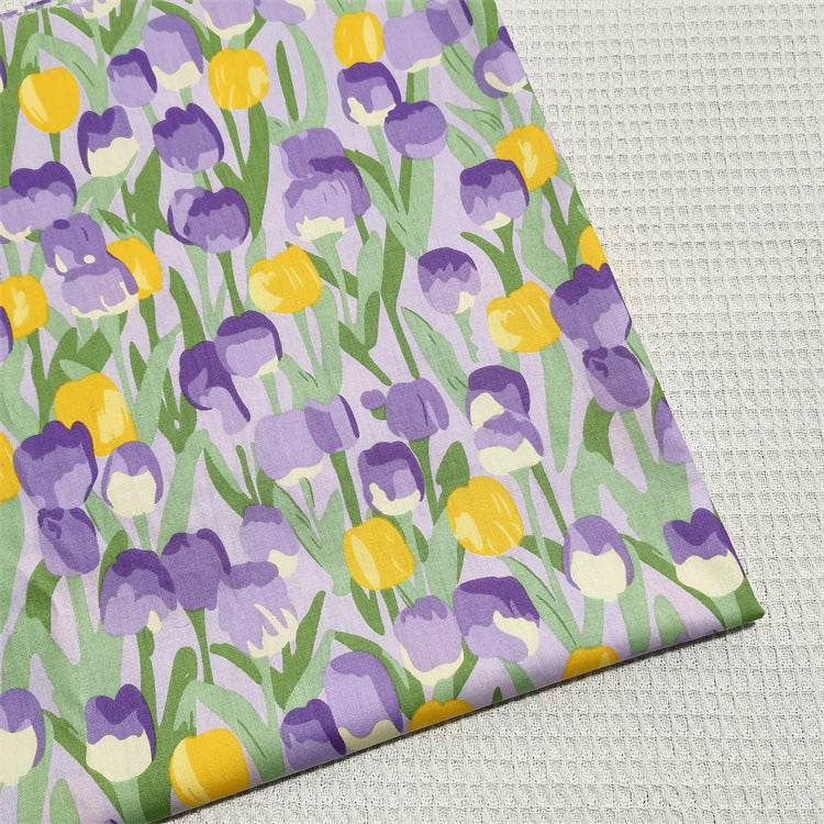 Cotton Twill Fashion Print Loungewear Fabric - Mubimart