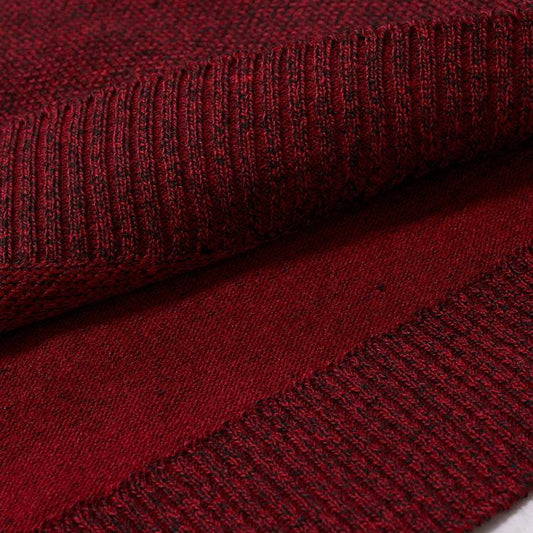 Round neck casual pullover sweater sweater - Mubimart