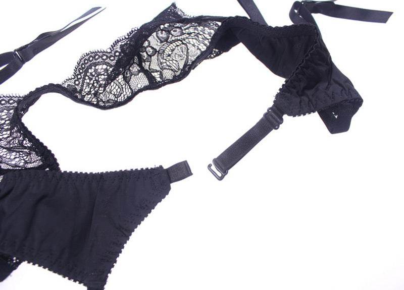 Ribbon Garter Belt Adjustable Size Accessories - Mubimart