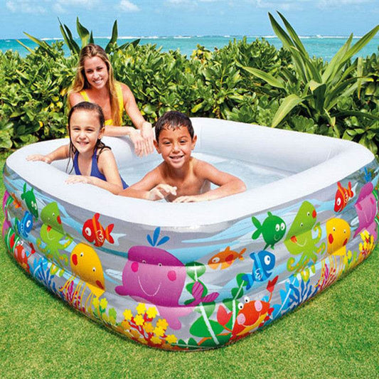 Aquarium Outdoor Inflatable Swimming Pool - Mubimart