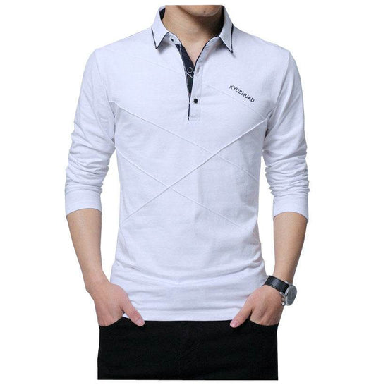 Korean style POLO shirt - Mubimart