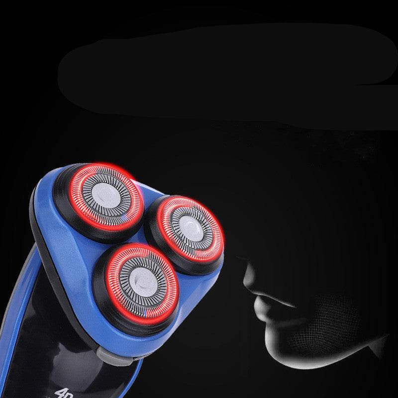 4 In 1 Electric Shaver Triple Blade Razor Men Clipper Rechargeable Trimmer - Mubimart