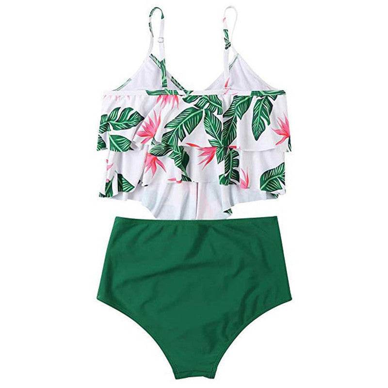 Ruffled bikini swimsuit - Mubimart