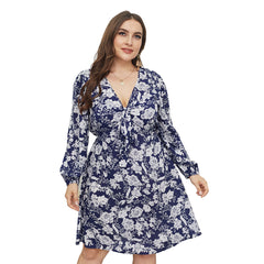 Design Plus Size Fashionable Casual Dress - Mubimart -  