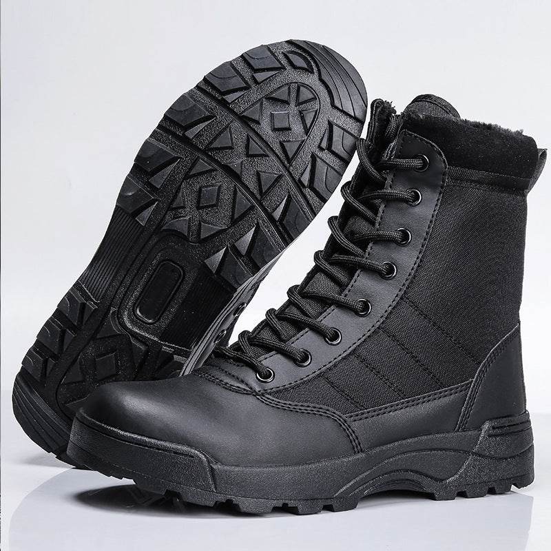 Desert combat boots, land combat boots, hiking shoes - Mubimart