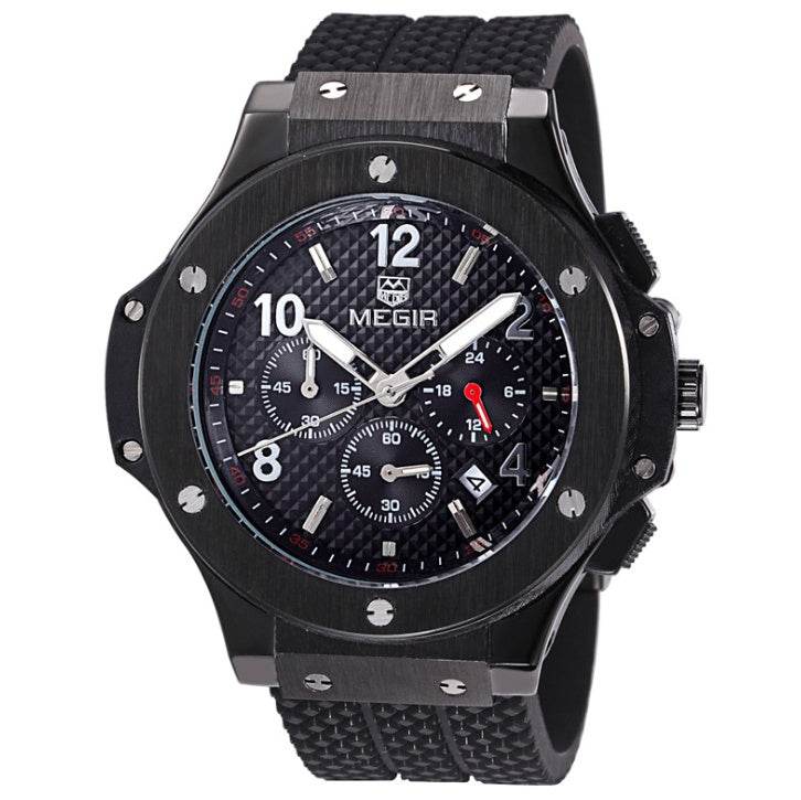 Watches Men Luxury Quartz Wrist Watch Male Sports Military Chronograph Watches - Mubimart