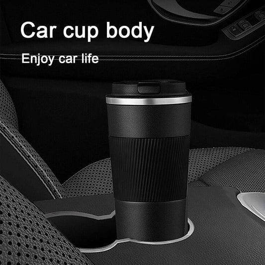 510ML Leakproof Insulated Thermal Travel Stainless Steel Coffee Mug Cup Flask - Mubimart