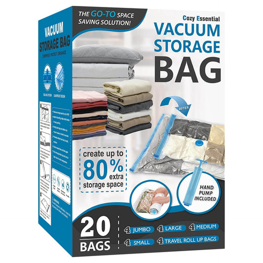 Transparent Vacuum Bag Clothing Compression Household Travel Thickened Plus-sized Quilt Storage Vacuum Organizing Folders - Mubimart