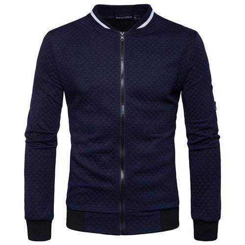 Zipper Design Mens Jacket - Mubimart