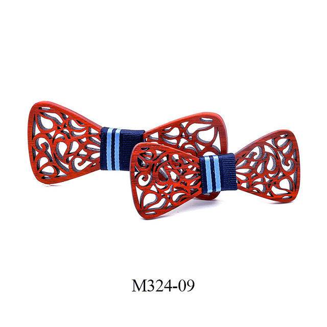 Wooden bow tie - Mubimart