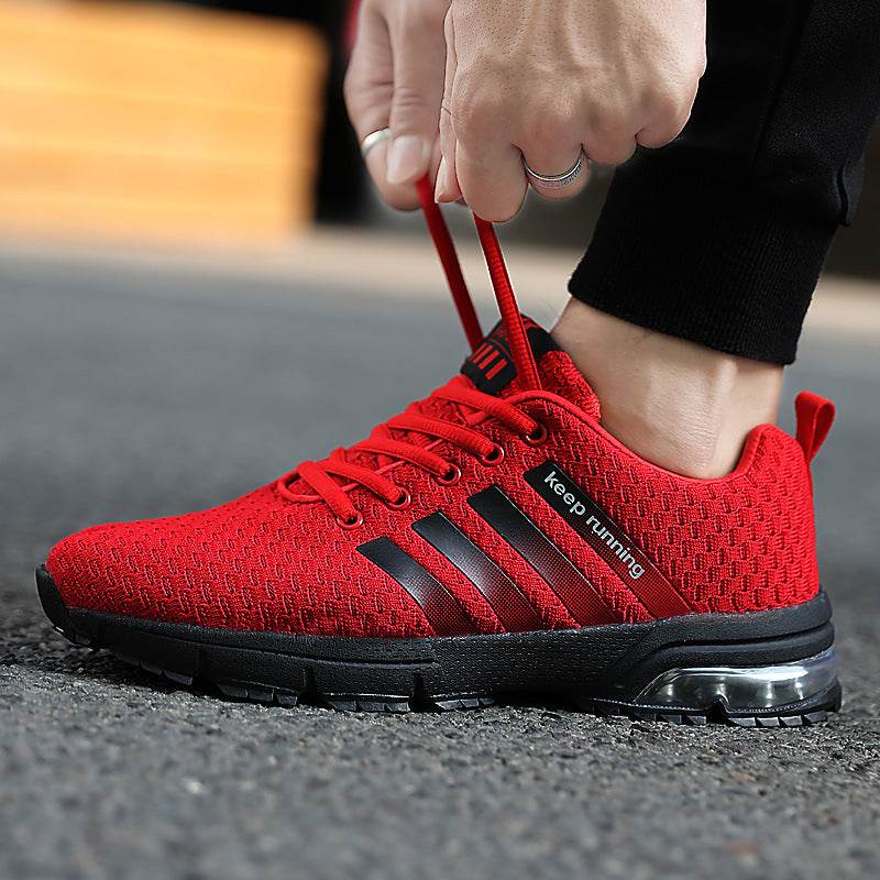 Best selling couple sports shoes breathable mesh outdoor men and women running shoes sports shoes fitness jogging shoes men - Mubimart