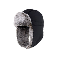 Winterkoud en warm plus fluwelen masker gezichtsbescherming hoed