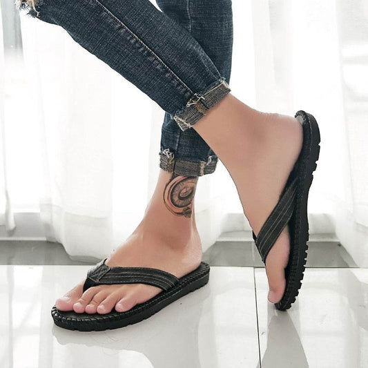 Summer flip-flops outdoor beach sandals men - Mubimart
