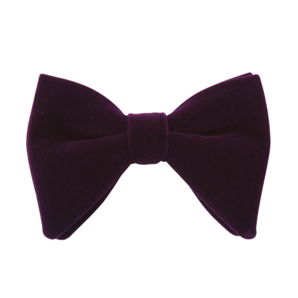 Velvet Bow Tie Men's Butterfly - Mubimart