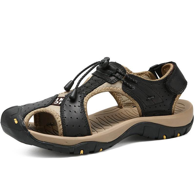 Mens Casual Breathable Package Head Beach Sandals - Mubimart