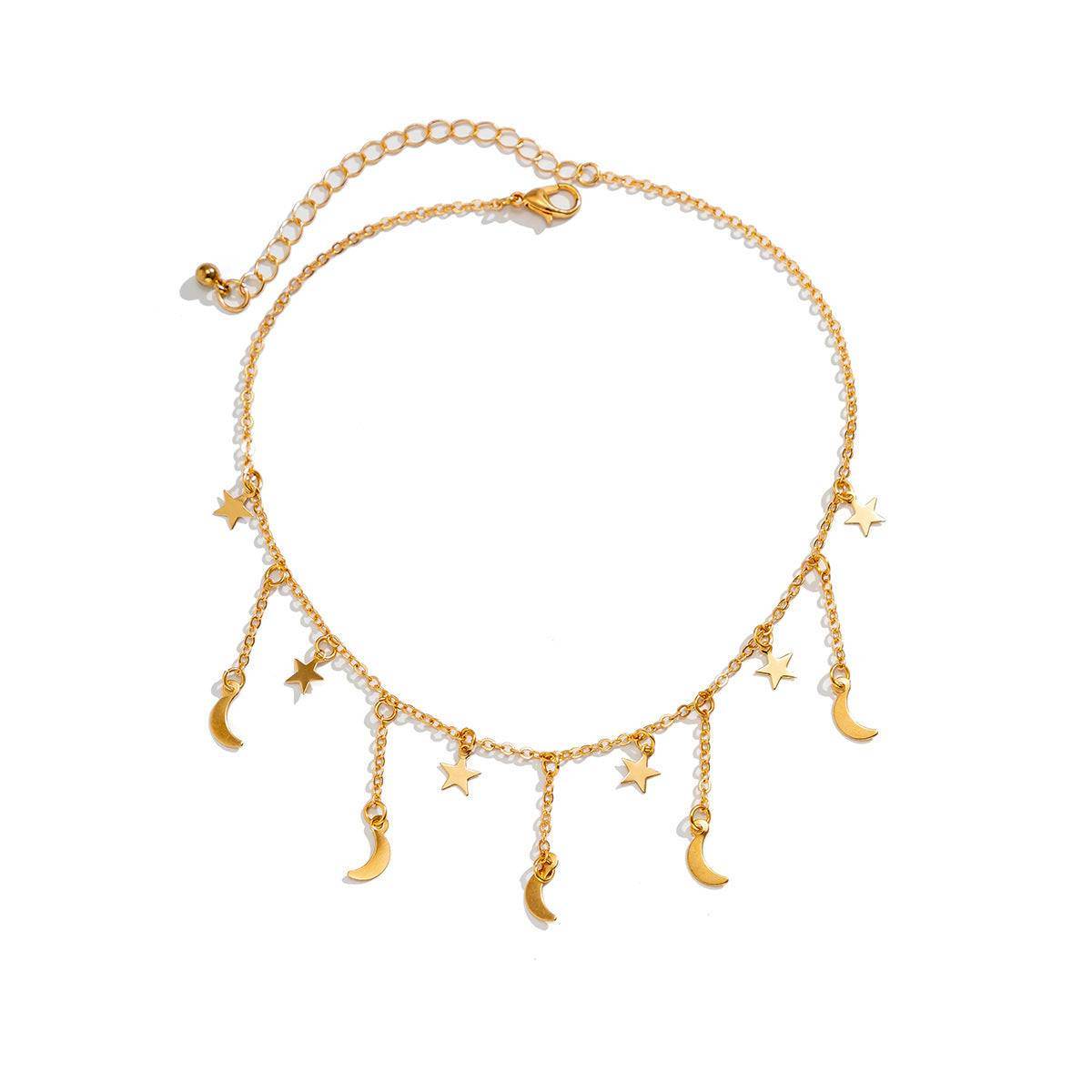 Simple Metal Chain Necklace For Women - Mubimart