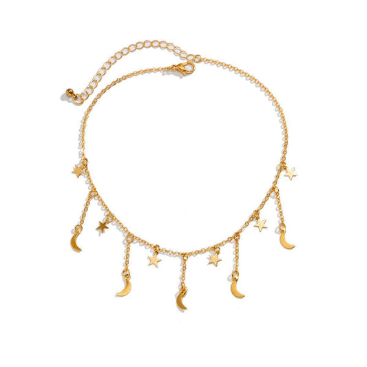 Simple Metal Chain Necklace For Women - Mubimart