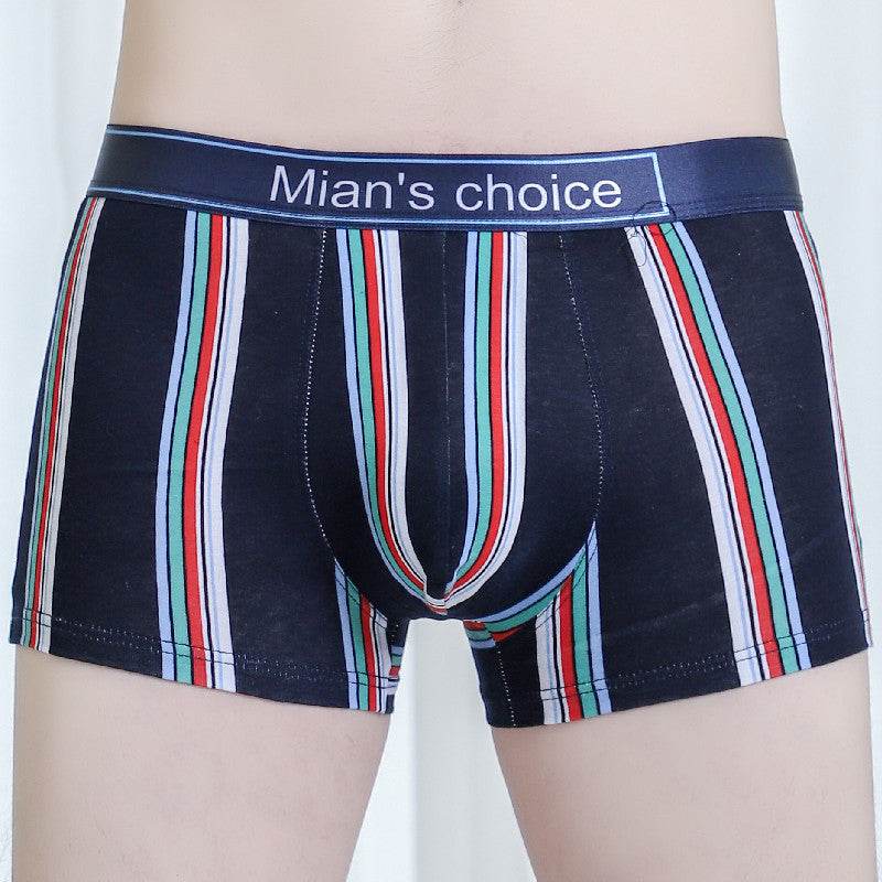 Men Sweat Absorbing Underwear Cotton Mid Waist - Mubimart