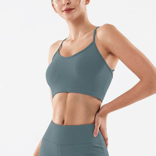 sports and leisure Yoga bra with chest pad sports bra - Mubimart