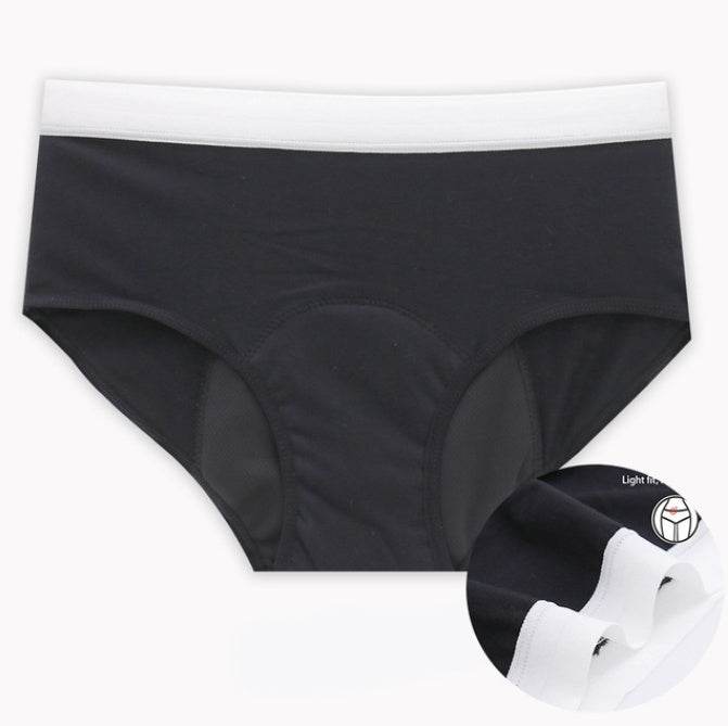 Large Size Ladies Cotton Physiological Underwear Front And Rear Leak-proof Four-layer Sanitary Napkin-free Aunt Panties - Mubimart