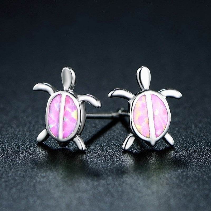 Turtle Stud Earrings For Women - Mubimart