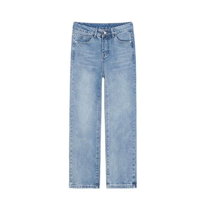 Men's Loose Washable Wide Leg Jeans - Mubimart
