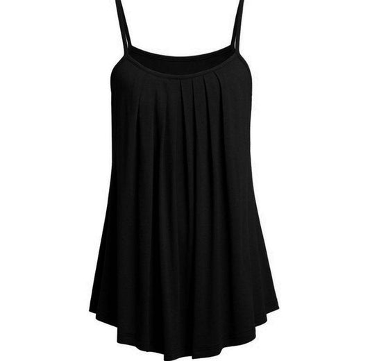 Camisole pleated skirt - Mubimart