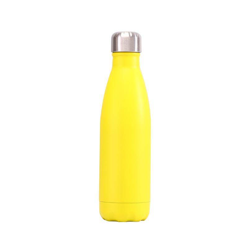Coke Bottle Stainless Steel Vacuum Flask Bowling Cup Sports Bottle - Mubimart