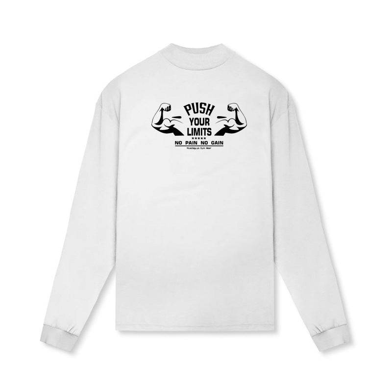 Muscle Warrior Workout Long Sleeve T-shirt - Mubimart