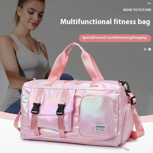 Pearl Colorful Sports Gym Bag Large Capacity - Mubimart