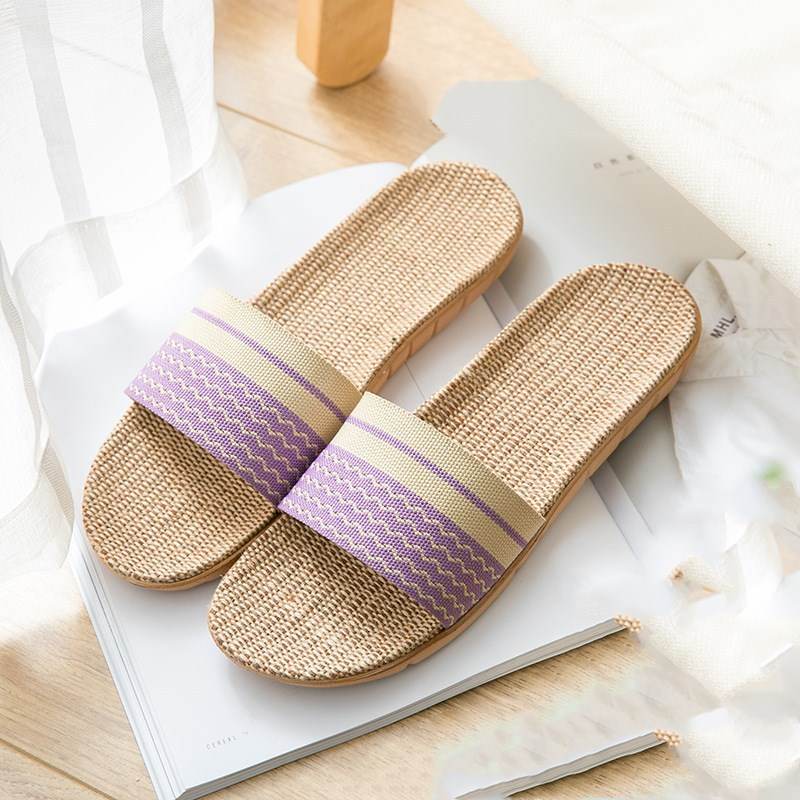 Slippers women summer home slippers couple slippers - Mubimart