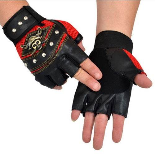 leather gloves - Mubimart